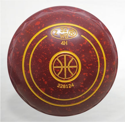 READYMADE Dynamic Size 4 Grip ZScoop Colour Maroon Red Logo Basketball Date stamp 32