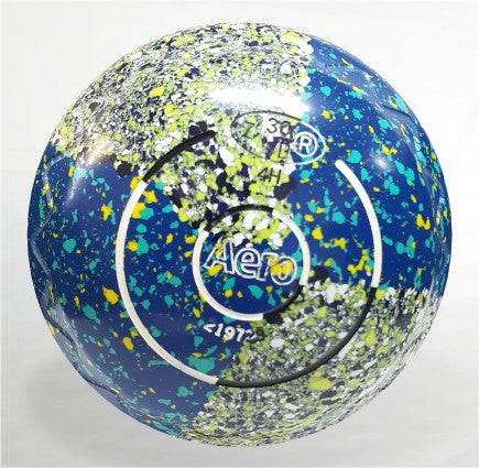 PRE-LOVED - Evolve Size 4 Grip ZScoop Colour Quad Sapphire Gecko Logo Aero Date stamp 30 Serial 219723