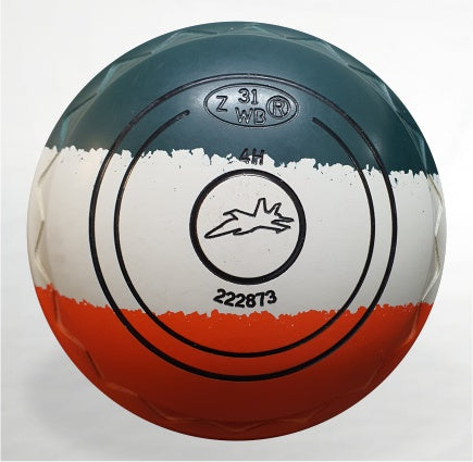 PRE-LOVED - Optima Size 4 Grip ZScoop Colour Green White Orange Logo Jet Date stamp 31 Serial 222873