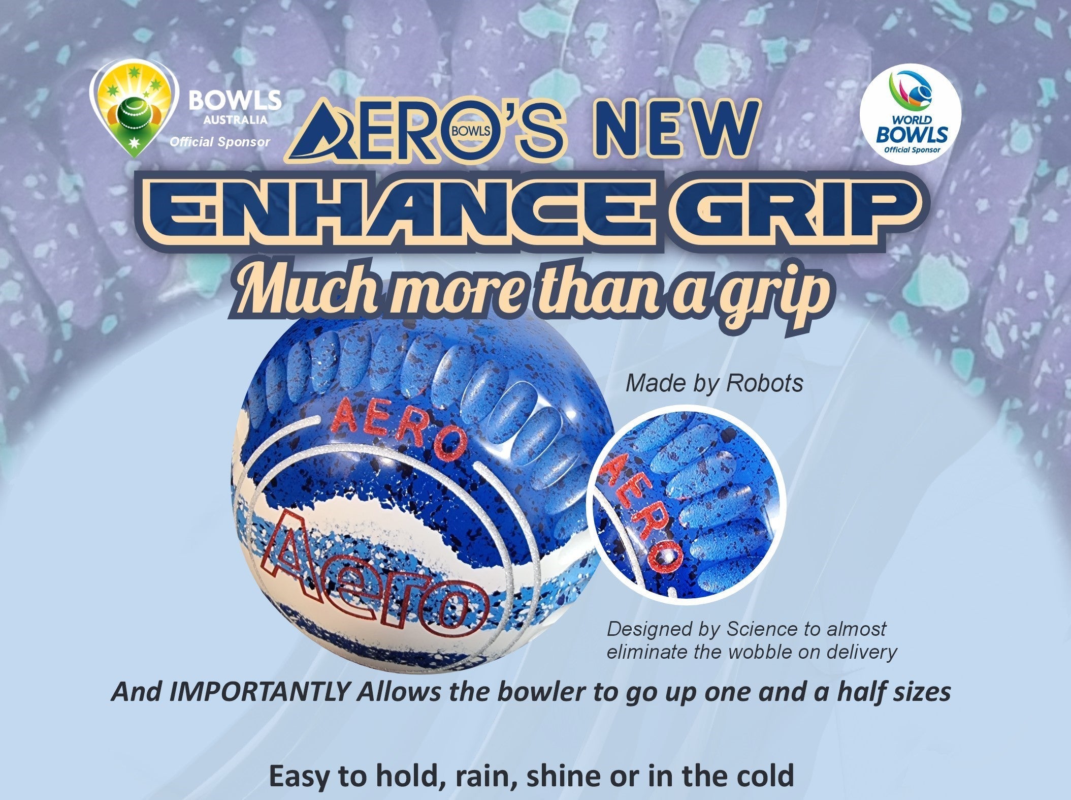 Evolved Bowler ENHANCE GRIP β Aero Bowls Pty Ltd