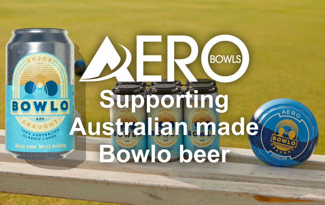 Aero - Supporting Australian made Bowlo beer