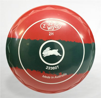 READYMADE - Dynamic Size 2 Grip ZScoop Trifecta Red Green Red Logo Rabbitohs Date stamp 32