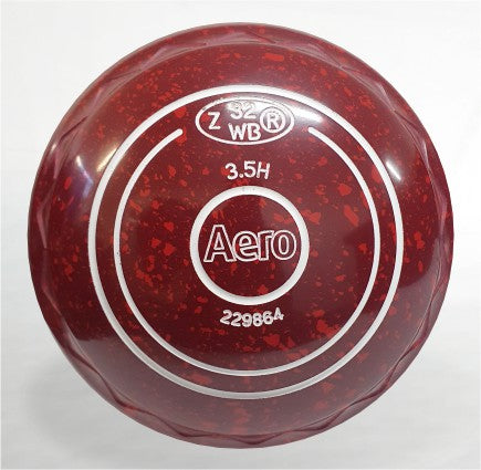 PRE-LOVED - Optima Size 3.5 Grip ZScoop Colour Maroon Red Logo Aero Date stamp 32 Serial 229864