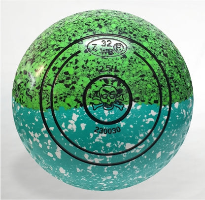 READYMADE  - TurboPro Duo Size 2.5 Grip Dimple Colour Tiffany-Moss Logo Skull Cross Date stamp 32