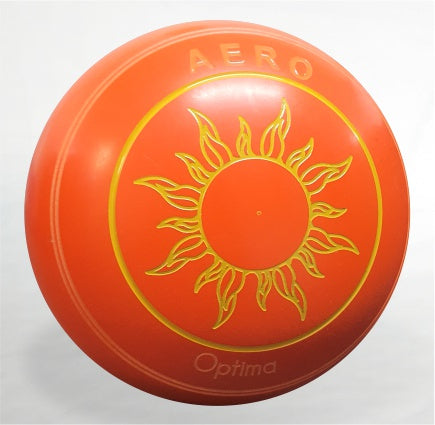 PRE-LOVED - Optima Size 2 Grip Plain Colour Orange Logo Sun Date stamp 31 Serial 222379
