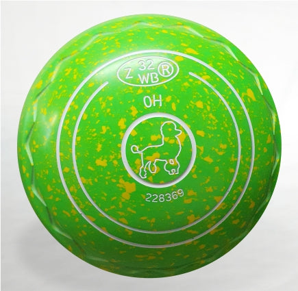 READYMADE  Optima Size 0 Grip ZScoop Colour Lime Logo Poodle Date stamp 32